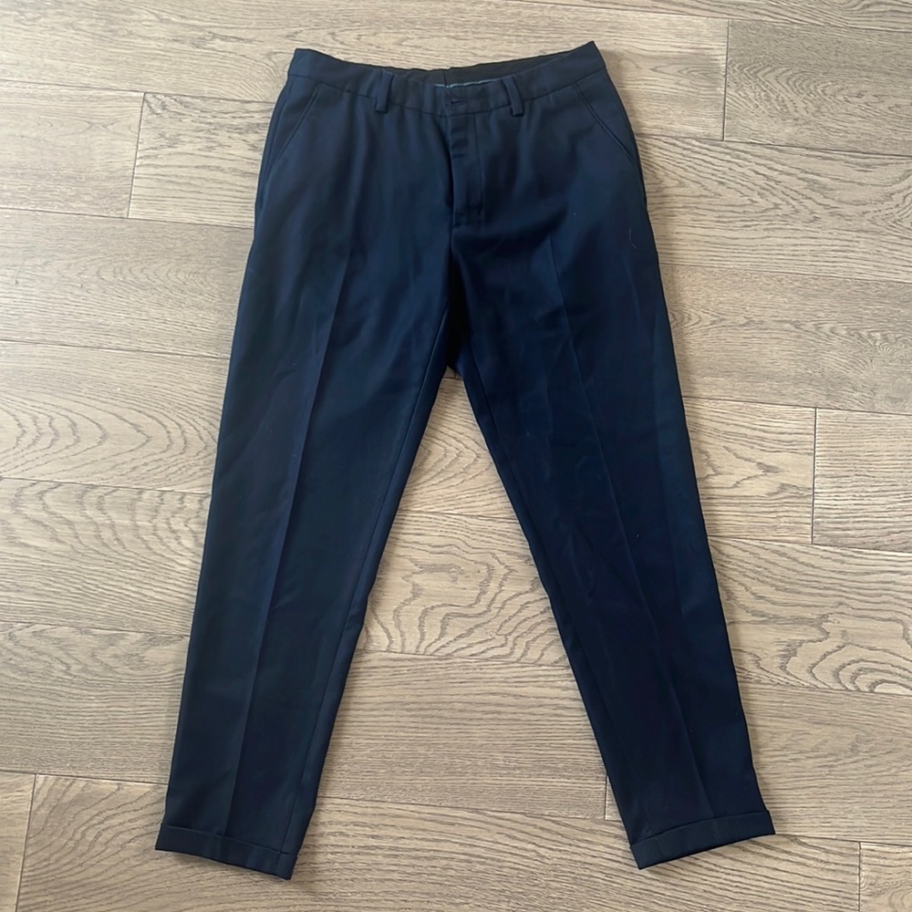 Zara navy suit pants